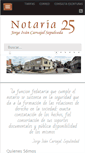 Mobile Screenshot of notaria25medellin.com